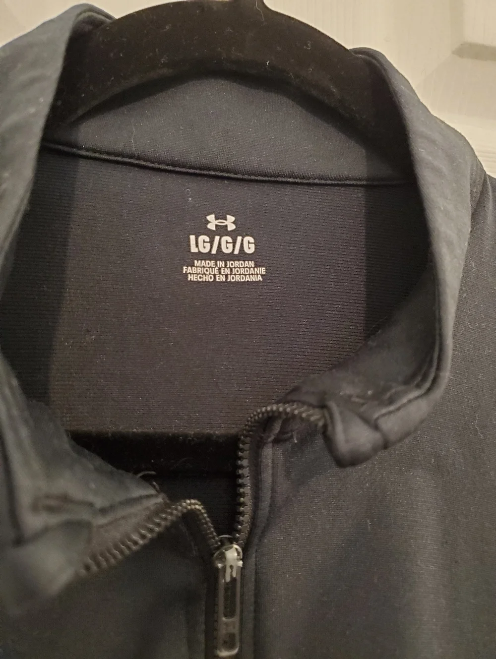 Under Armour Black and White Women's Full-Zip Training Jacket L